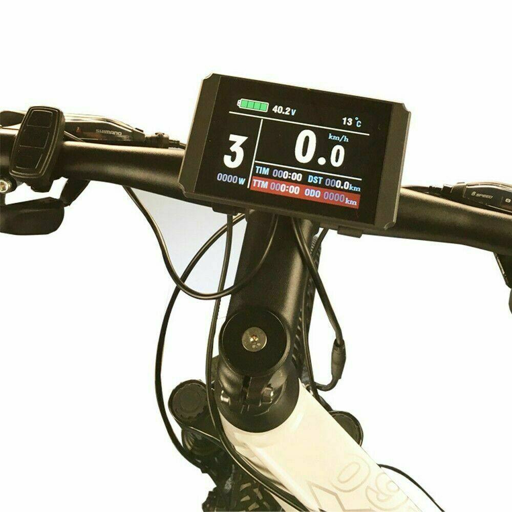 48V 500W KT Controller 22A Extra Long Cable & KT LCD8 Display For Rear Hub Brushless Motor eBike Kit - TDRMOTO