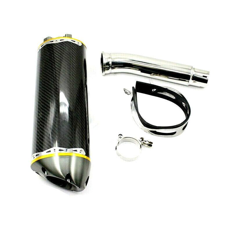 Carbon Fiber Exhaust Muffler Silencer For Kawasaki Ninja 250R 2011 2012 2013 14 - TDRMOTO