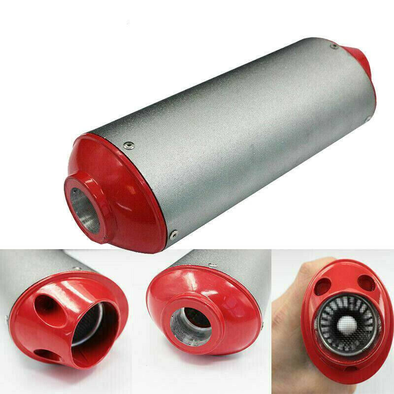 28MM RED EXHAUST MUFFLER CRF 50 70 BBR KLX DHZ 50 70 90 110 125CC DIRT PIT BIKE - TDRMOTO