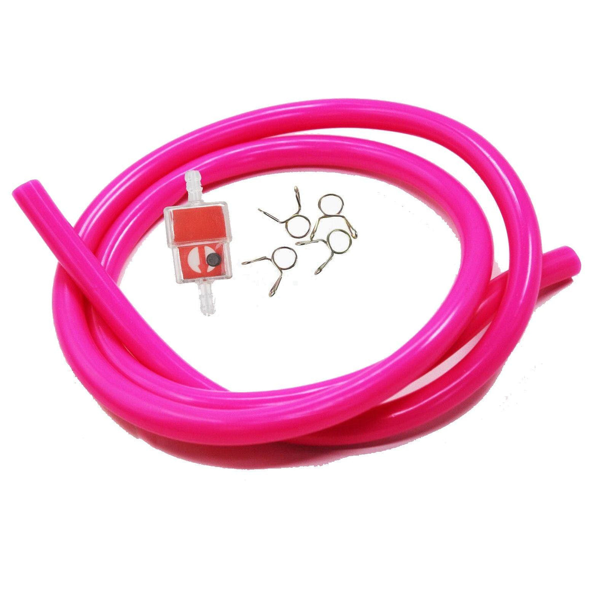 1 Meter 5mm Fuel Petrol Line Hose Filter CLIP PIT Trail Quad Dirt Bike ATV Buggy - TDRMOTO