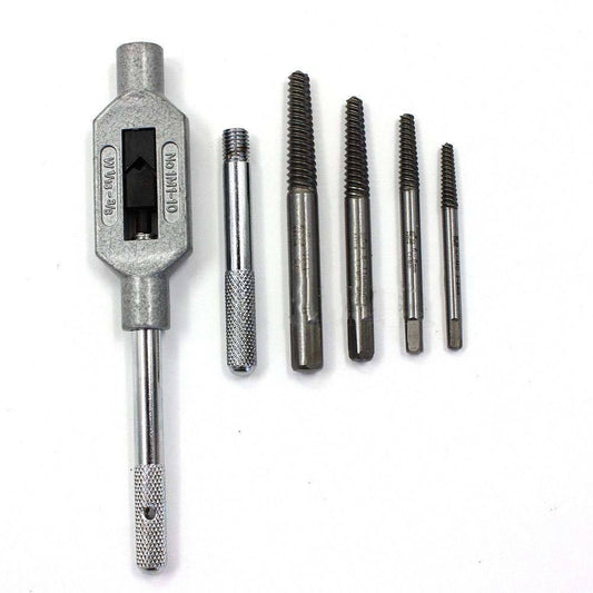 Screw Extractor 5 pc Set Easy Out Stud Bolt Removal Tool Kit Heavy Duty New - TDRMOTO