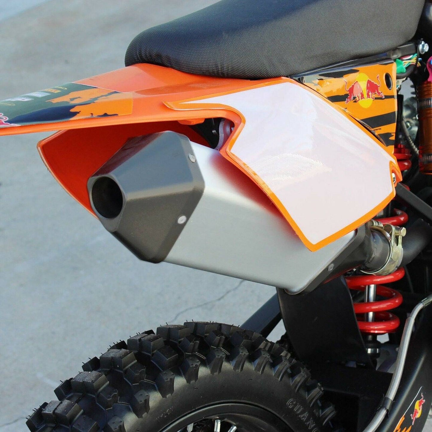 38mm Exhaust Muffler Pipe 125/230/250/350cc Dirt Pit Pro Trail Bike ATV Quad - TDRMOTO