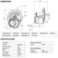 Electric Bike Conversion Kit 500W TongSheng TSDZ2 Mid Drive 48V 13Ah - TDRMOTO