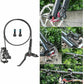 MTB Mountain Bike Hydraulic Disc Brake Levers Caliper Front Rear Set Black - TDRMOTO
