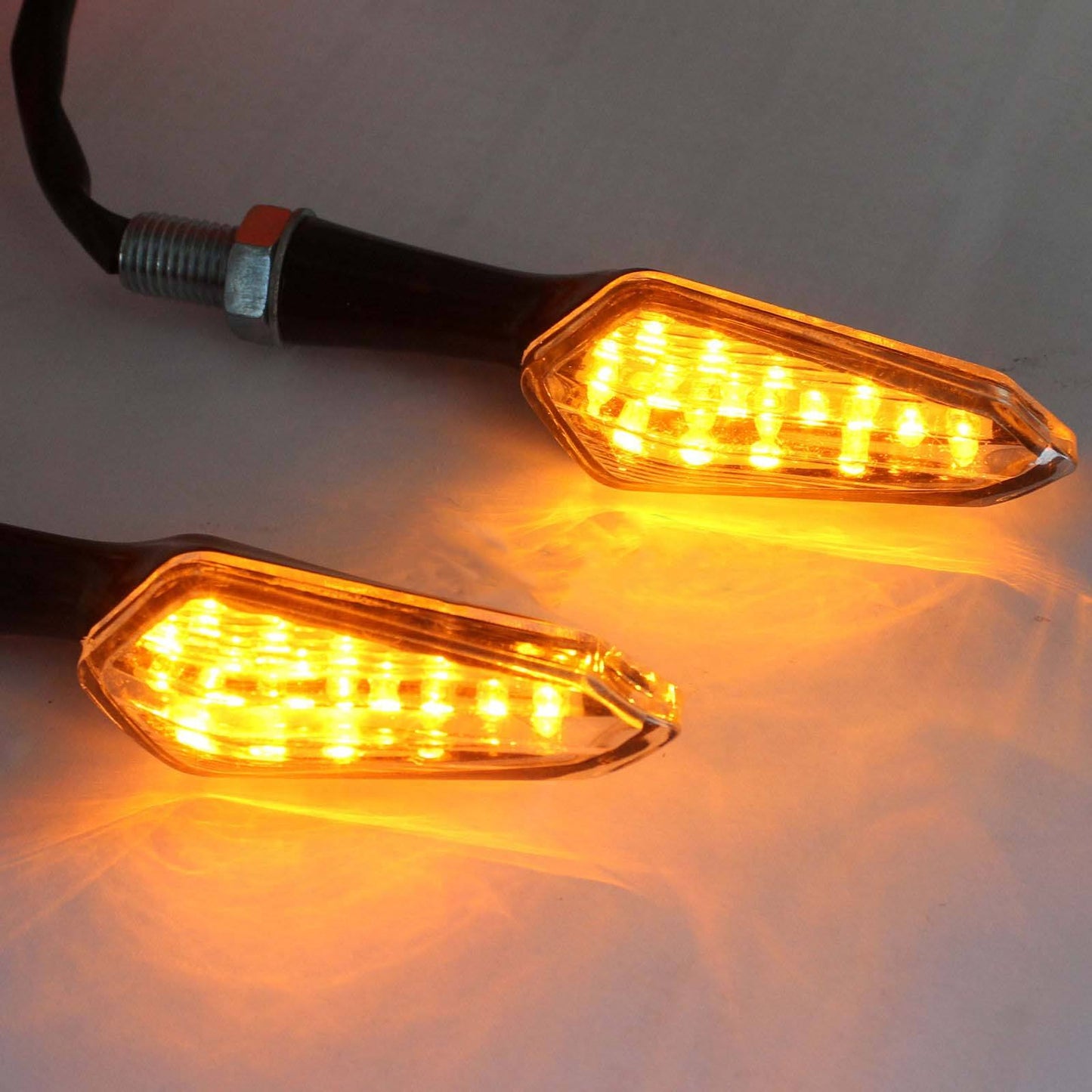 4x Alloy LED Indicators Motorcycle Motorbike LED Blinkers Yamaha Honda Suzuki - TDRMOTO
