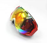 Red Double Lens Anti Fog Snow Goggle for Adult Unisex - TDRMOTO
