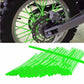 72Pcs Spoke Wrap Kit 4 BMX Mountain Bike Bicycle MTB Wraps Skins Covers AU - TDRMOTO