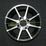 2pcs 25x8-12" Front Alloy Wheel Rim For Quad Bike ATV Buggy Off Road Dirt Bike - TDRMOTO