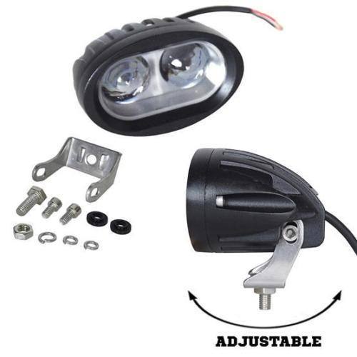 Pair - Motorcycle LED Driving Spotlight Spot Fog Head Light Lamps Bright White - TDRMOTO
