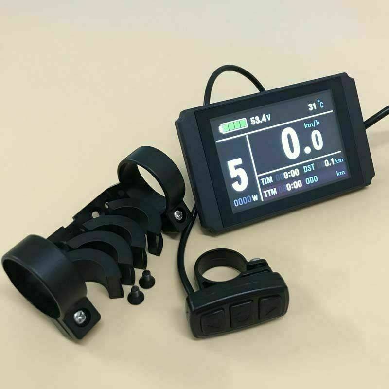 KT Controller 48V 30A & KT LCD8 Display For 48V 1000W Electric Bike eBike Kit - TDRMOTO