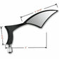 Black Spear Motorcycle Rear View Side Mirrors 8mm 10mm Universal Fit - TDRMOTO
