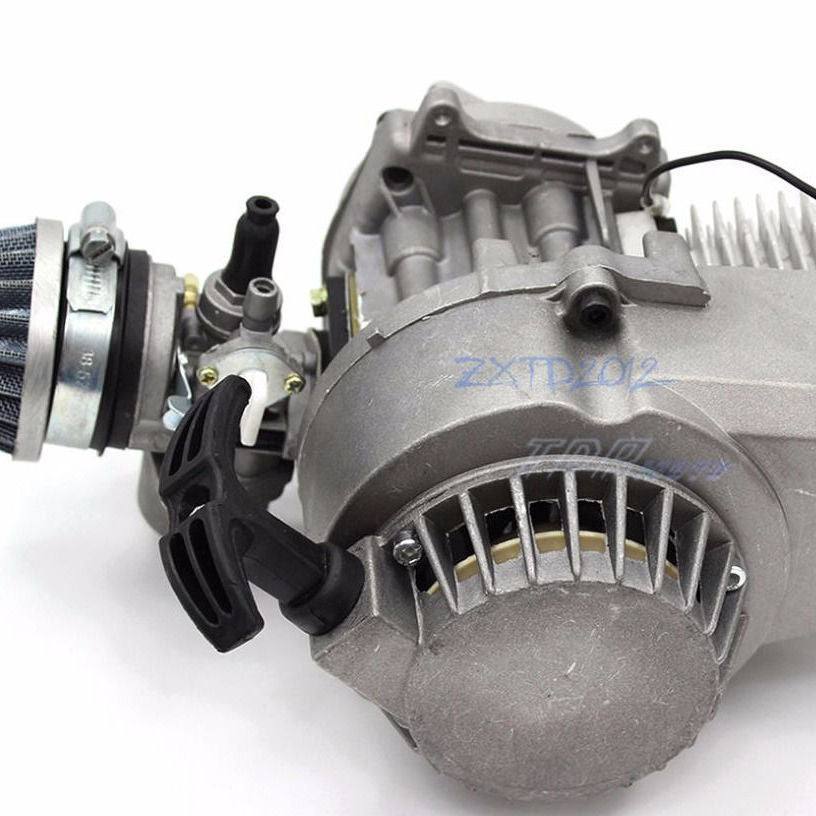 49cc 2 stroke Pull Start Engine Motor Mini Pocket PIT Quad Dirt Bike ATV Buggy - TDRMOTO