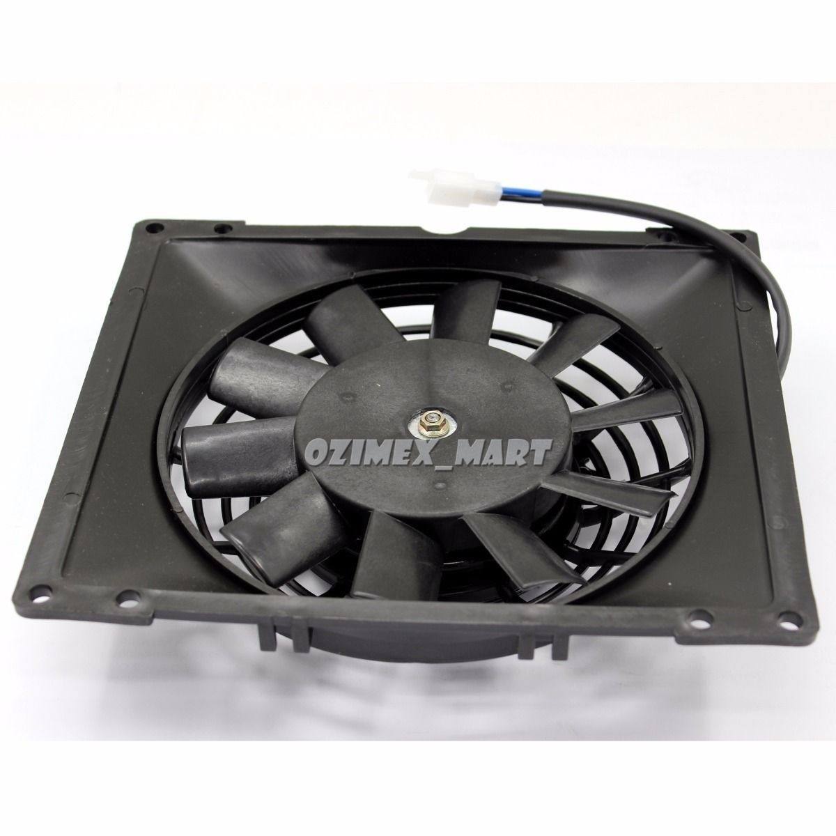 Radiator Thermo Electric Cooling Fan 200c 250cc Quad Dirt Bike ATV Buggy 12V - TDRMOTO