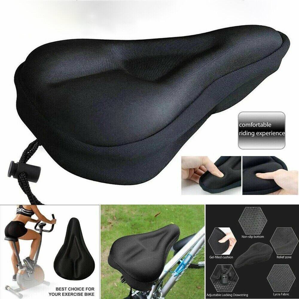 Bicycle Seat Cover Silicone Thick Comfort Gel Cycling Saddle Cushion Pad - TDRMOTO