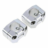 HandleBar Fat Bar Risers Mount Clamp Adaptor 22MM to 28MM Motorcycle ATV Quad - TDRMOTO