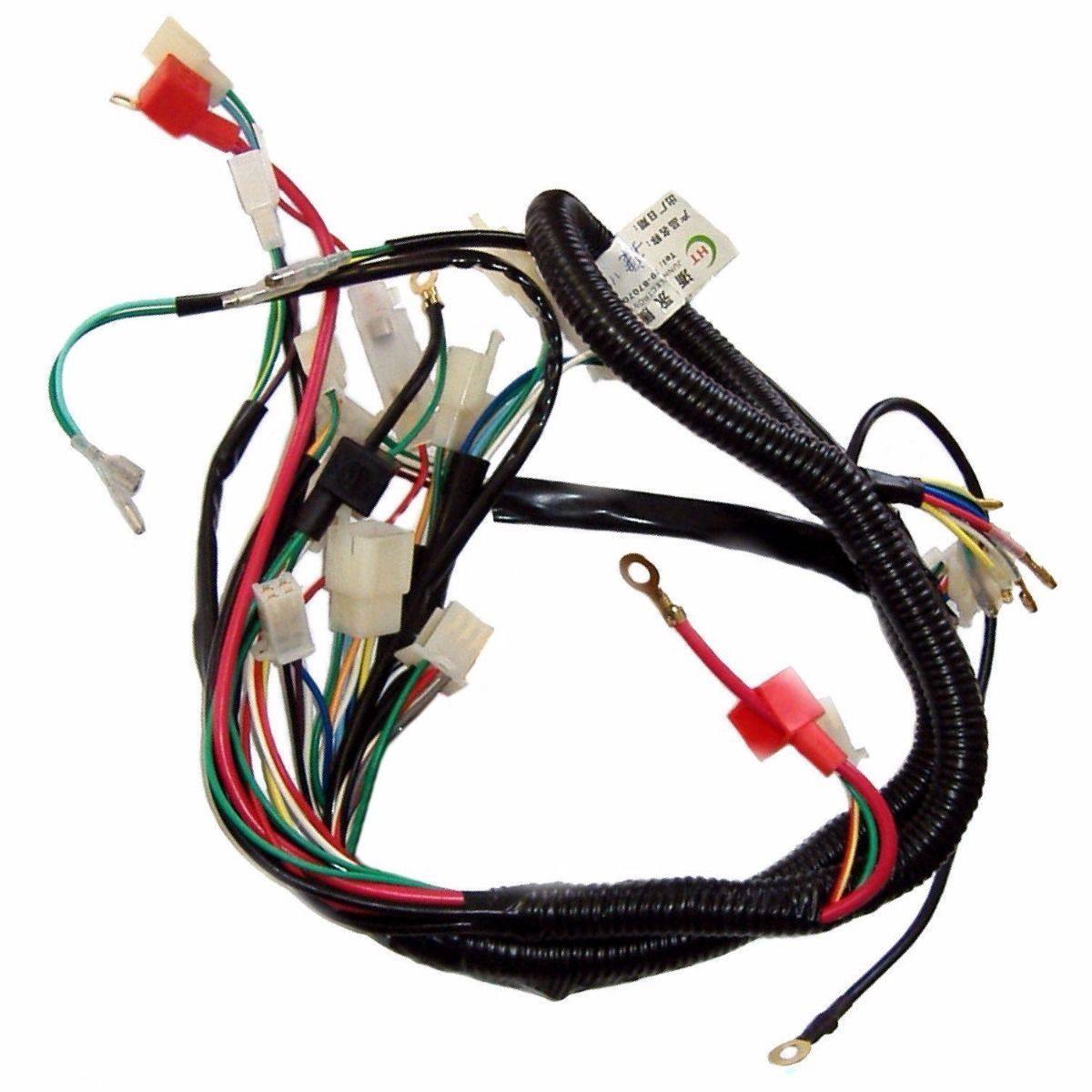Full Wiring Harness 50/70/90/110CC ATV Quad Bike Buggy GoKart With Remote Contro - TDRMOTO