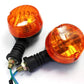 4x 12V Classic Motorcycle Bike Blinkers Turn Signal Indicator Light Amber - TDRMOTO