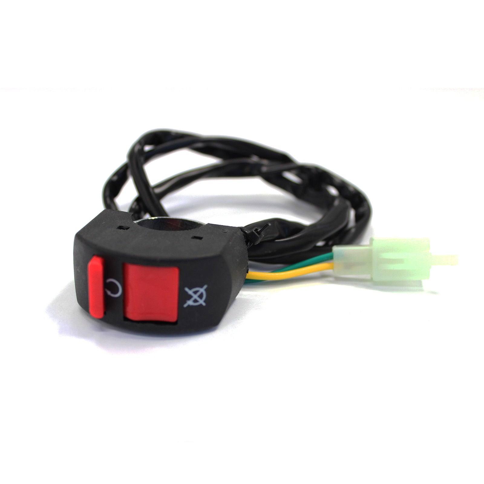 Kill ON-OFF Switch For ATV Motorcycle Scooter Dirt Bike w/7/8'' 22mm Handlebar - TDRMOTO