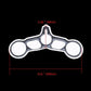 Triple Tree Top Clamp Decal Sticker Cabon Fiber Look Fit Fit DUCATI 749 999 - TDRMOTO