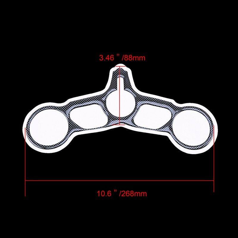 Triple Tree Top Clamp Decal Sticker Cabon Fiber Look Fit Fit DUCATI 749 999 - TDRMOTO
