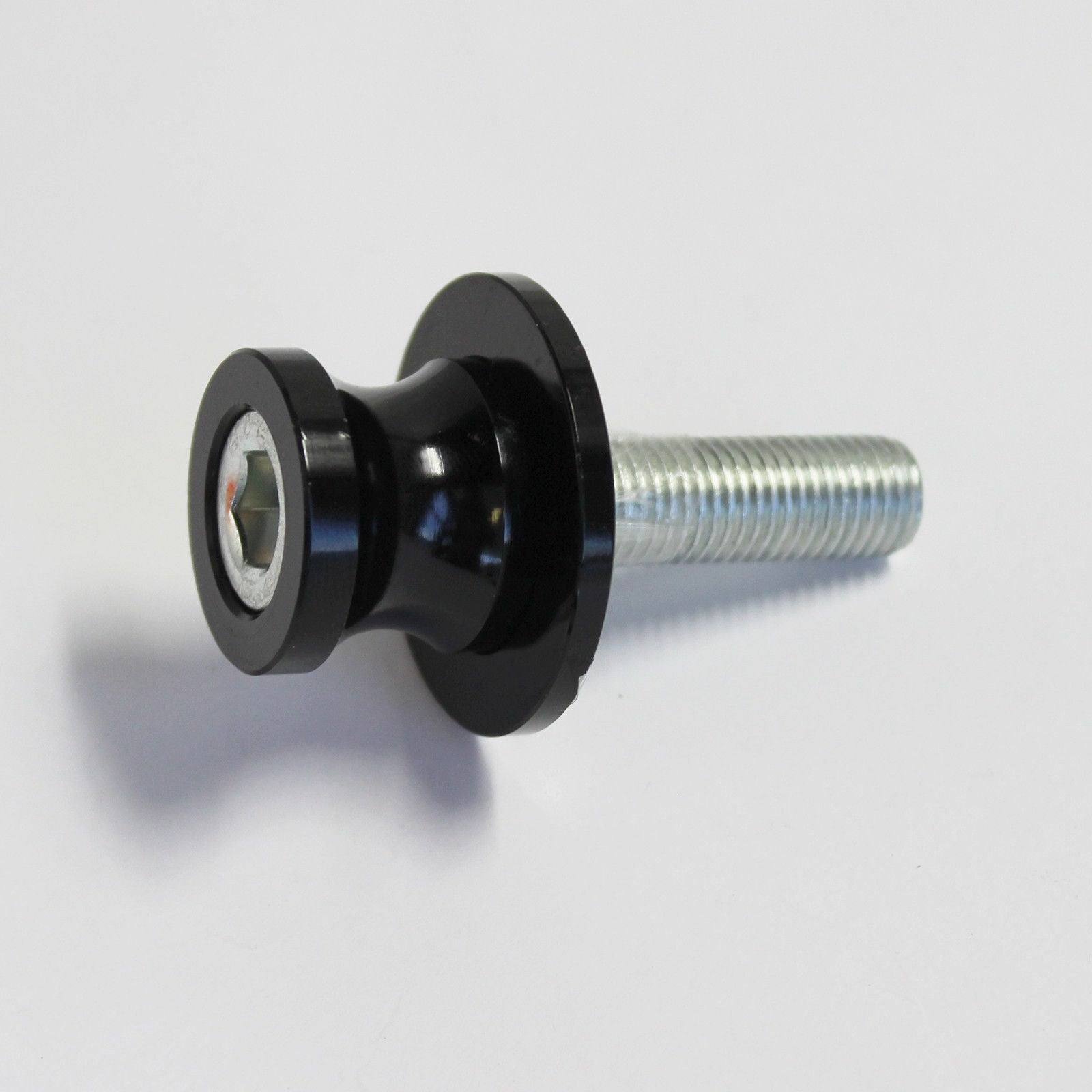 NEW 6 MM Rear Swingarm Motorcycle Spool Sliders Swing Arm Stand Bobbins BLACK AU - TDRMOTO