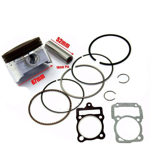 CG 250cc PISTON RINGS KIT 67mm Cylinder Gaskets Pit Dirt bike ATV Quad Buggy - TDRMOTO