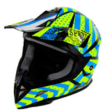 Green Off Road Motocross Adult Helmet ECE22.06 Australia Standard - TDRMOTO