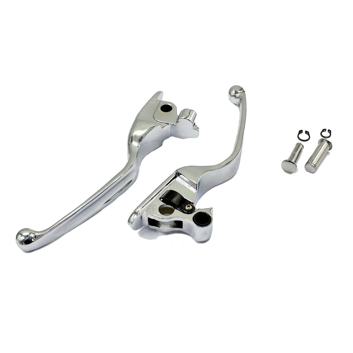 Chrome Brake & Clutch Levers for Harley 11/12/13 Road Glide Ultra FLTRU - TDRMOTO