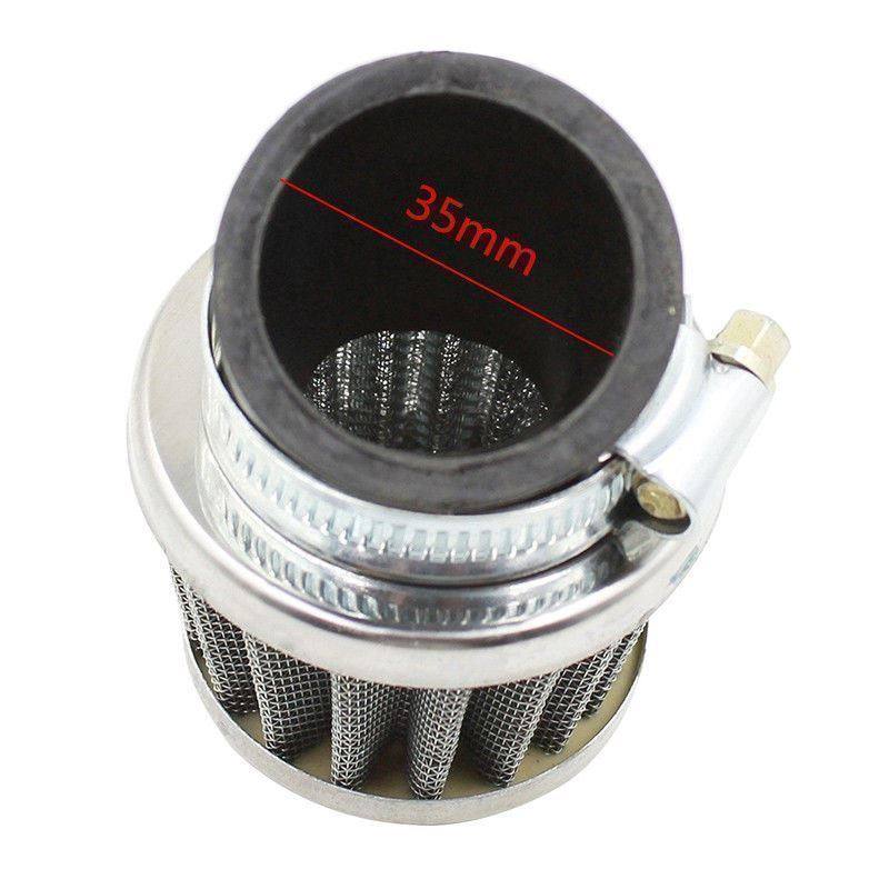 35mm Chrome Angled Motorcycle Pod Air Filters for ATV Quad Pit Dirt Bike Buggy - TDRMOTO