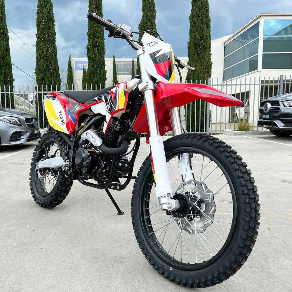 TDR CJ250 250cc Dirt Pit Bike Off Road Motocross Electric/Kick Start Motorbike - TDRMOTO