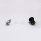 10pcs 5mm Motorcycle Windscreen Windshield Bolts Screw Kit Nuts Washers Silver - TDRMOTO