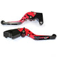 1 x Folding CNC Brake & Clutch Levers For Yamaha YZF R6 2005-2012 R1 2004-2008 - TDRMOTO
