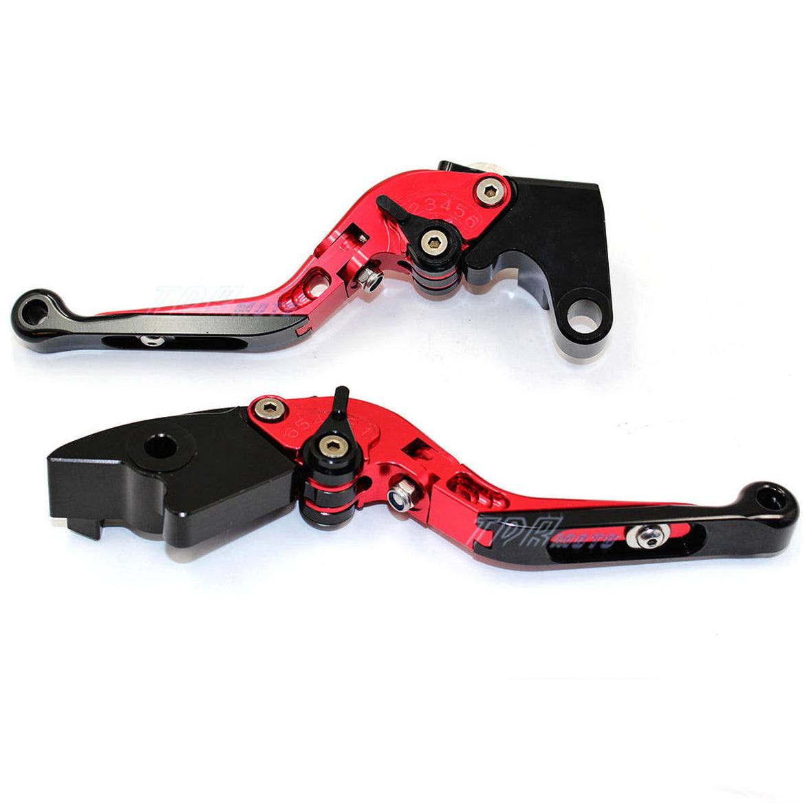 1 x Folding CNC Brake & Clutch Levers For Yamaha YZF R6 2005-2012 R1 2004-2008 - TDRMOTO