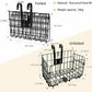 Black Foldable Bicycle Front/Rear Handlebar Basket Storage - TDRMOTO