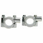 Universal Motorbike Motorcycle Chrome Mirror mounts For 22mm Bars 8mm Threads - TDRMOTO