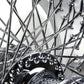 18 x 8.5 Chrome Fat King Spoke Rear Wheel Rim for Harley Custom Chopper - TDRMOTO