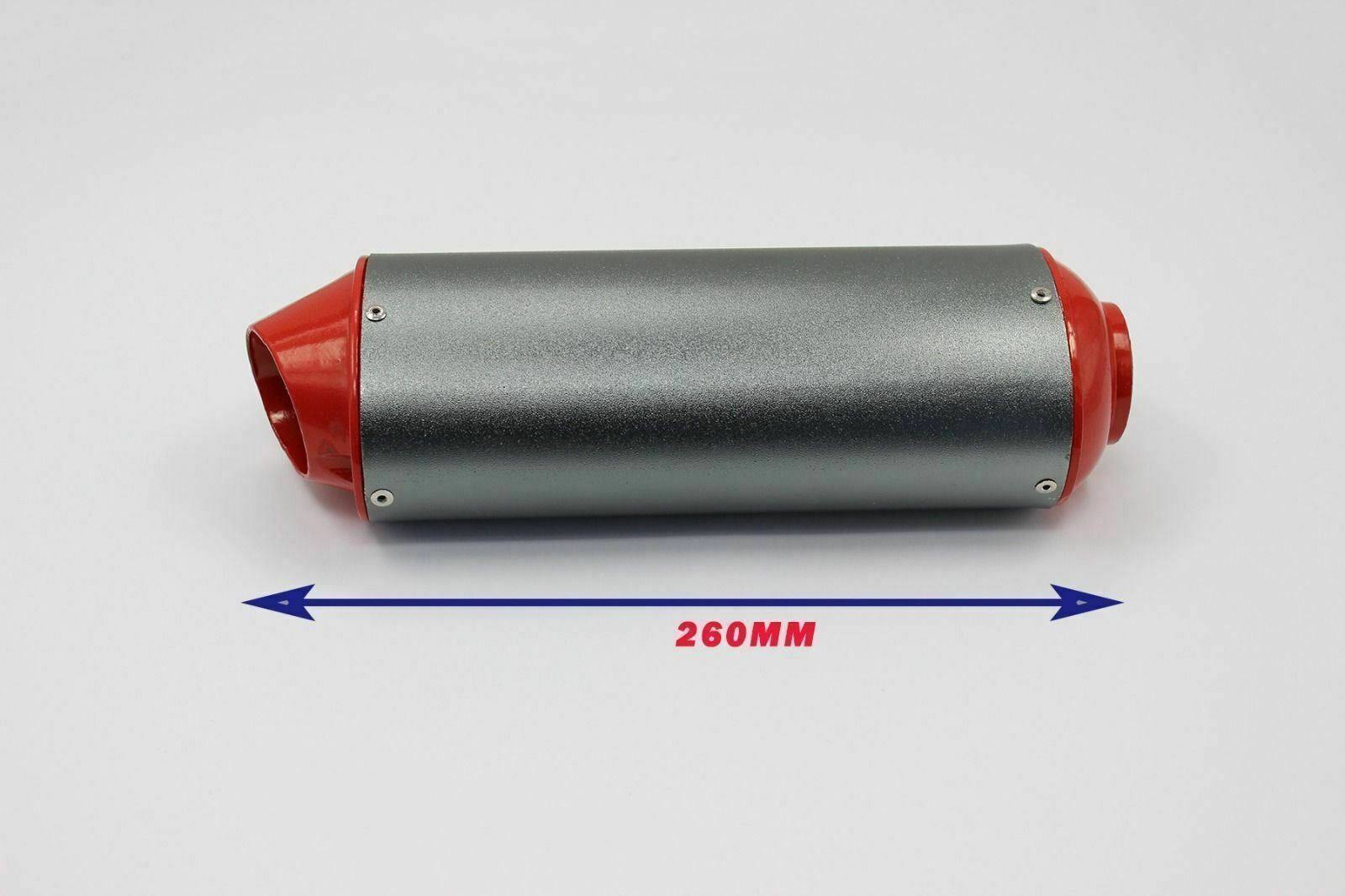 38mm Red Exhaust Muffler For Honda CRF50 125cc 140cc 150cc 160cc Dirt Bike - TDRMOTO