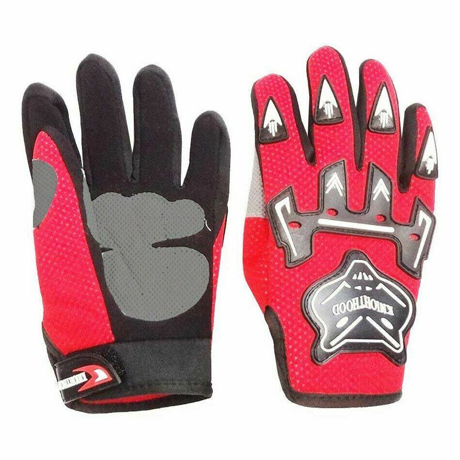 Red Kids Children Motorcycle Gloves Motorbike Gear Motorcross - TDRMOTO