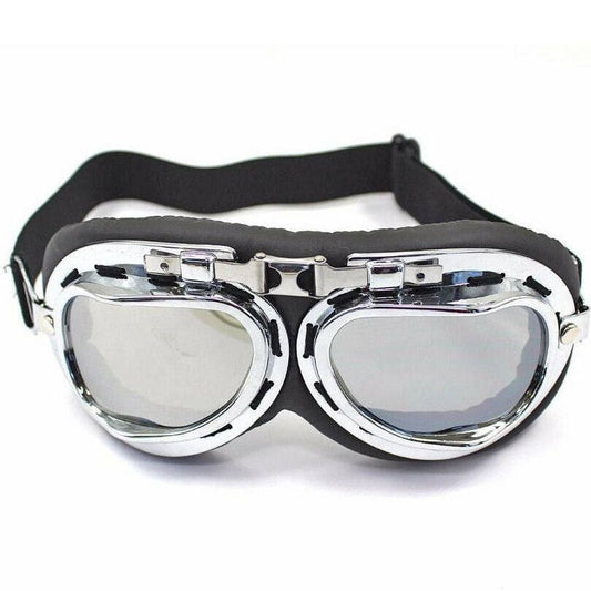 Goggles harley Vintage davison baron aviator flying cafe racer motorcross sport - TDRMOTO