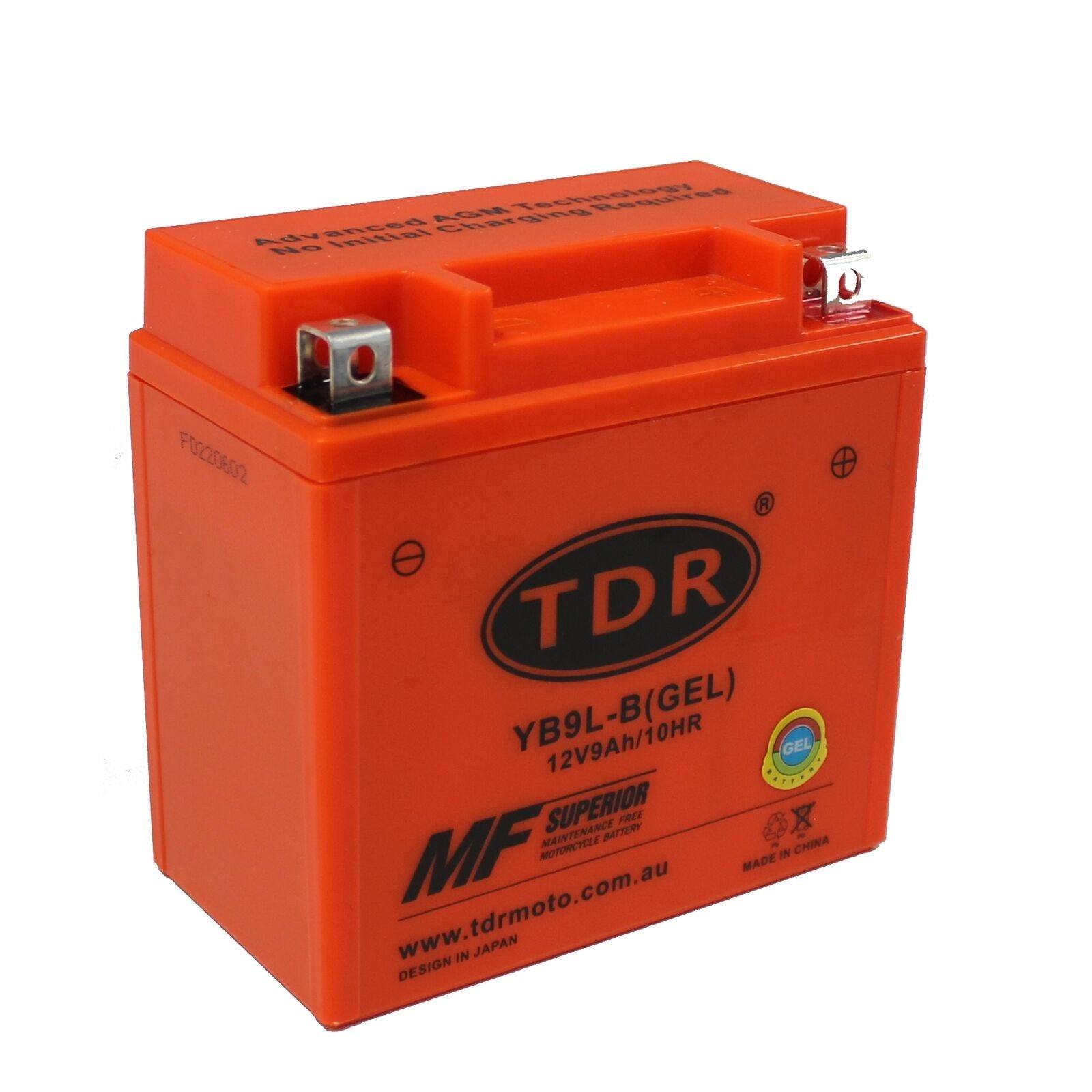 YB9L-B 12V 9Ah Battery For Motorcycle Motorbike Quad ATV Snow Mobile - TDRMOTO