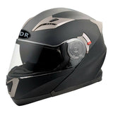 TDR Matt Black Motorcycle Helmet Adult ECE 22.06 - TDRMOTO