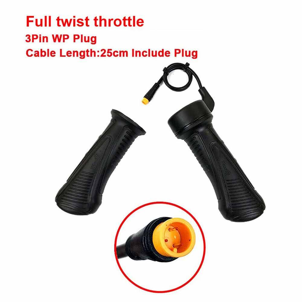 Electric Bike Twist Throttle Wuxing Waterproof Plug 22mm Full Twist Accelerator - TDRMOTO