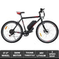 48V 500W 27.5'' MOUNTAIN EBIKE E-MTB BICYCLE With Downtube 10AH BATTERY