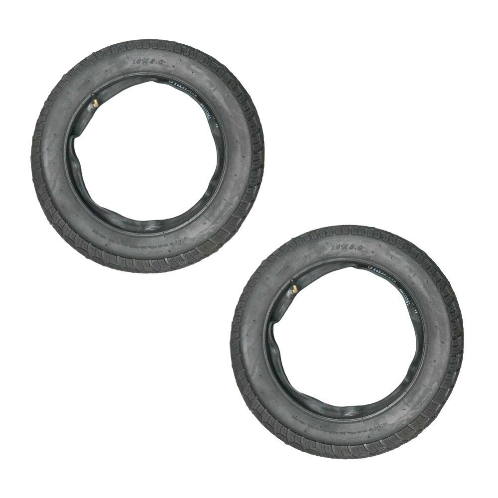 2pcs 16x3.00 Tyres & Tubes For eBike Electric Bike Scooter - TDRMOTO