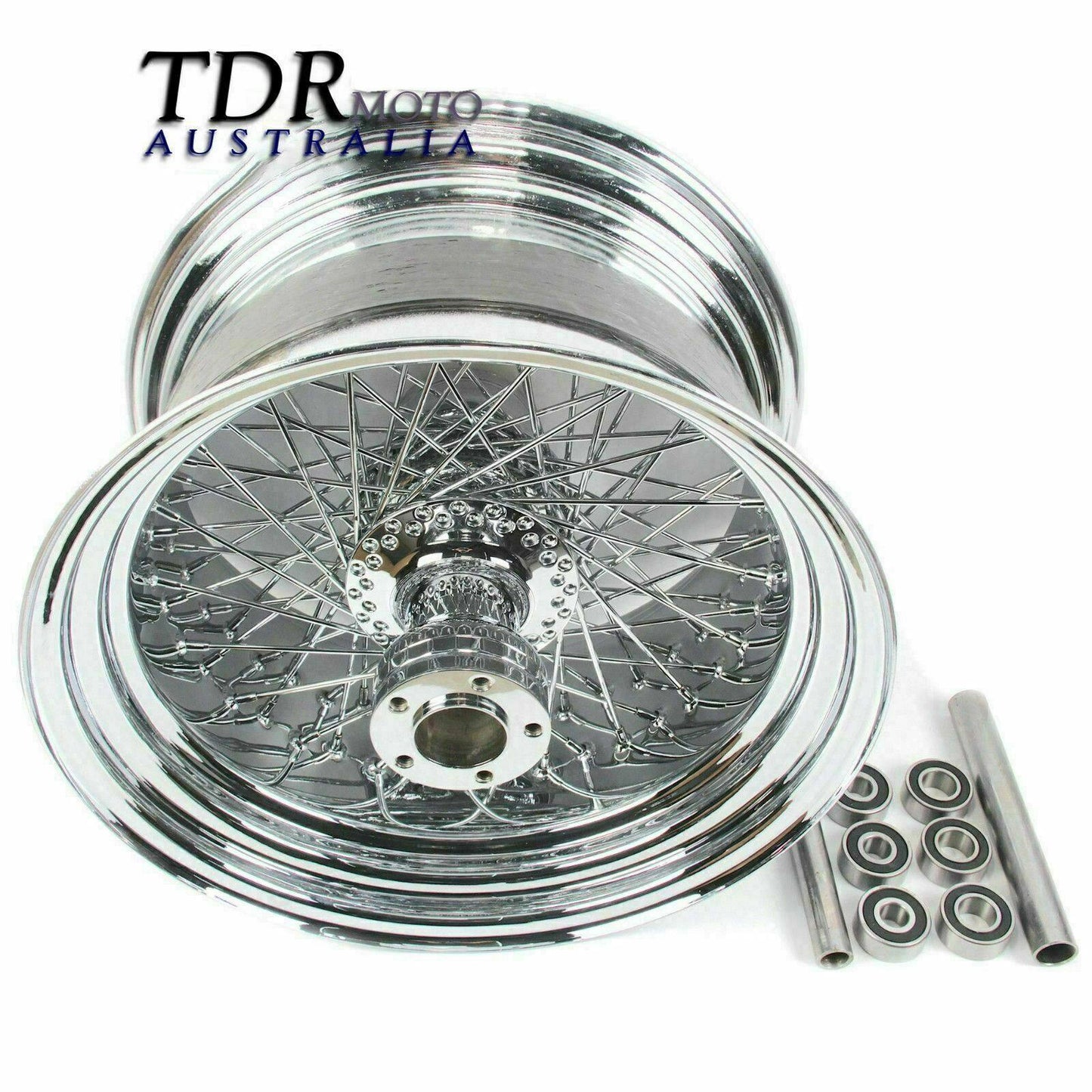 18" x 10.5" CUSTOM Project Chrome Rear Wheel Rim For Harley Davidson Motorcycle - TDRMOTO
