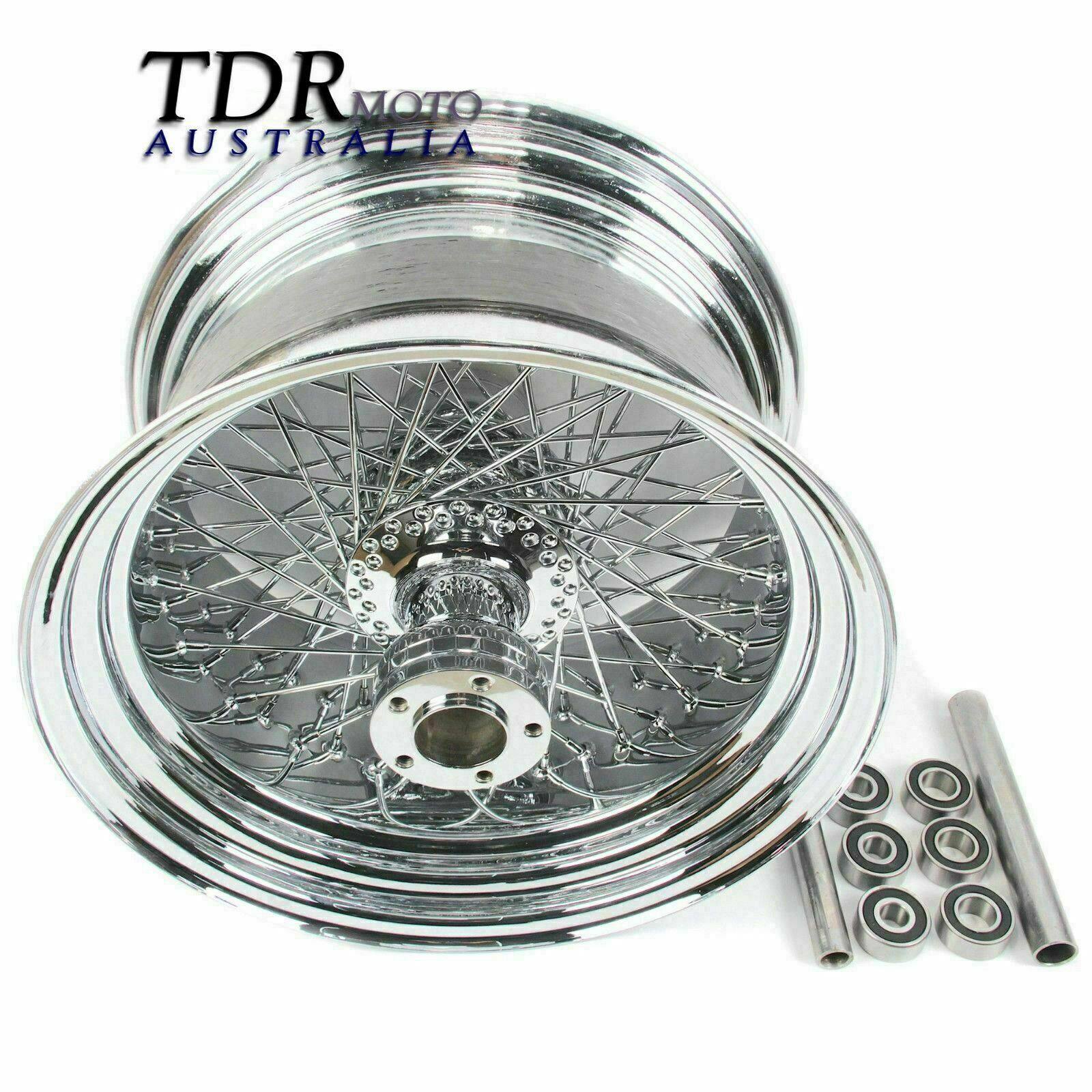 18" x 10.5" CUSTOM Project Chrome Rear Wheel Rim For Harley Davidson Motorcycle - TDRMOTO