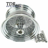 18" x 10.5" CUSTOM Project Chrome Rear Wheel Rim For Harley Davidson Motorcycle - TDRMOTO