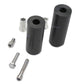 BLACK Crash Protector Frame Sliders Knobs for Honda 2009-12 CBR 600RR CBR600RR - TDRMOTO