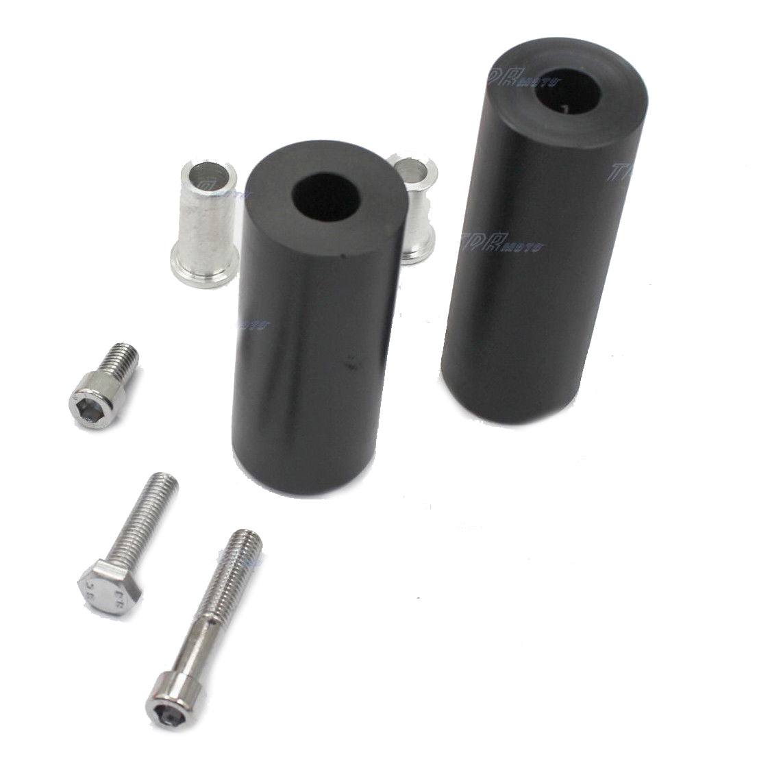 BLACK Crash Protector Frame Sliders Knobs for Honda 2009-12 CBR 600RR CBR600RR - TDRMOTO