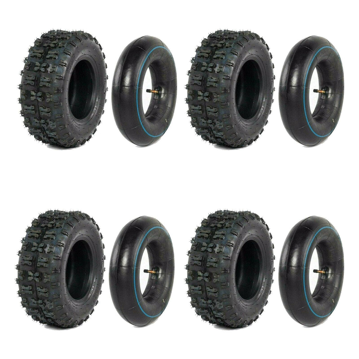 4pcs 13x5.00-6" Tyre & Tube For ATV Quad Bike Gokart Scooter Mini Buggy Mower - TDRMOTO